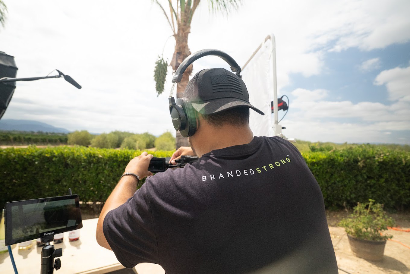 Short form video production company on location in South Whittier Heights